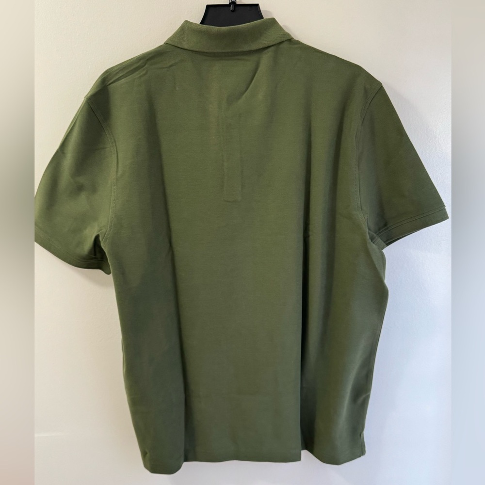 Jos.A.Bank tailored fit pique polo shirt, size XL, army green color NWT - Picture 3 of 9